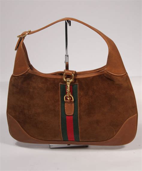 brown gucci handbag|Gucci brown suede hobo bag.